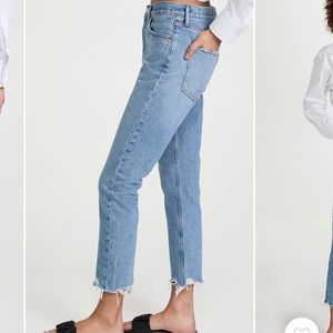 Agolde Riley Crop in colour Haven. New without tags.